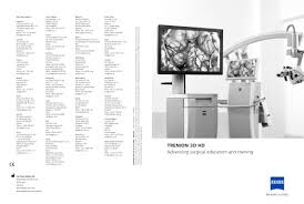 Maybe you would like to learn more about one of these? Trenion 3d Hd Carl Zeiss Meditec Pdf Catalogs Technical Documentation