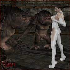 Monster & Woman (Beastiality,3d) HD phone wallpaper