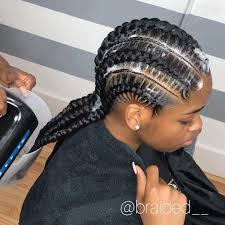 Braiding hairstyle becomes very easy when you braid your hair into knot free hair. 16k Likes 252 Comments Shy Braided On Instagram 5 Feed In Braids On This Gorgeous Head Of Ha Feed In Braids Hairstyles Braided Hairstyles Hair Styles