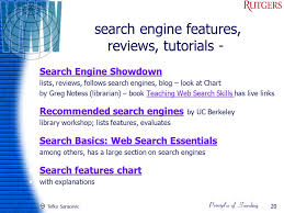 Tefko Saracevic 1 Search Engines Digital Libraries Ppt