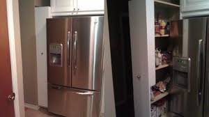 Repurpose An Ikea Shelf Into A Sliding Pantry Ikea Shelves Space Saving Ikea