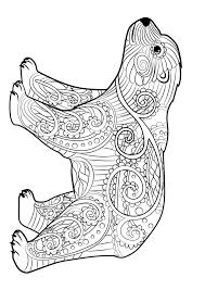 Baby Polar Bear Coloring Page In 2020 Polar Bear Coloring Page Bear Coloring Pages Mandala Coloring