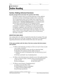 8 Skills Worksheet Active Reading Answers Reading Worksheets Worksheets Reading