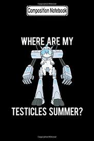 Rick and morty invade the dreams of morty's math teacher. Composition Notebook Rick And Morty Where Are My Testicles Summer Snuffles Journal Notebook Blank Lined Ruled 6x9 100 Pages Book Markus Loewe 9798630169945 Amazon Com Books