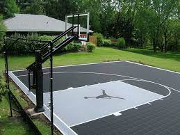 Diy Basketball Court Luxury My Backyard Court For Whoever Want To Shoot Hoops Of Diy Basketball C Backyard Court Basketball Court Backyard Diy Basketball Court
