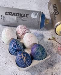 Crackle Effect Easter Eggs Zero Breakage All Festivity