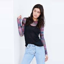 All tops long sleeve tops mesh tops mesh bodysuits. 10 Best Sheer Layering Tops Rank Style