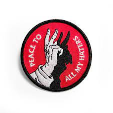 Peace Be With You Patch From Tough Times Press Embroidered Patches Cool Patches Patches
