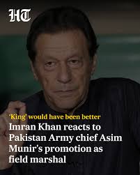 Former Pakistan PM Imran Khan has slammed Army Chief of Staff Asim Munir's  recent promotion to Field Marshal. LINK IN BIO for more details  #InstaWithHT #ImranKhan #AsimMunir #Pakistan #WorldNews