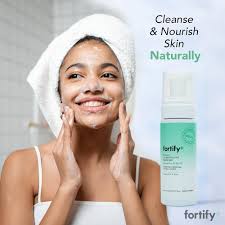 Fortify Hydrating Foaming Facial Cleanser with Hyaluronic Acid & Aloe