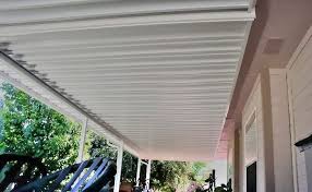 The spacing of the lattice can also vary, but normally 1 1/2 lattice uses a 1 1/2 space. California Alumawood Patio Cover Builders
