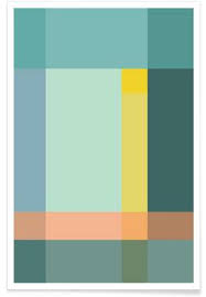 Couleur parfaits pour des murs bleus ou azurés: Affiches Deco Bleu Canard Et Tableaux Turquoise Juniqe