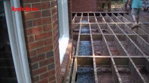I am going to dig two french drain trenches in my back yard. French Drain Under Wood Deck Apple Drains Charlotte North Carolina Youtube