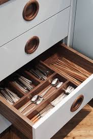 Matt Lacquer Doors With Bespoke Walnut Inset Handles And Walnut Drawer Boxes Shaker Style Doors Basement Furniture Bespoke Handles