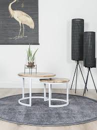 industriele salontafel rond wit salontafel meubel ideeen koffietafel