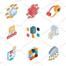 Big Data Analysis Icons Business Card Logo Pencil Illustration Data Analysis