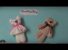 Diy Osito Con Toalla Teddy Bear Youtube Diy Baby Clothes Diy Boy Gifts Diy Baby Gifts