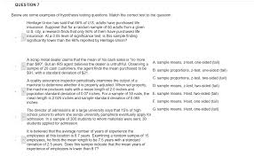 Daily apple consumption leads to fewer doctor's visits. Question 7 Below Are Some Examples Of Hypothesis Chegg Com