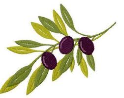Embroidery Of A Cicada On An Olive Branch For 4x4 Embroidery Machine Olive Branch Machine Embroidery Embroidery