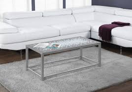 With millions of unique furniture, décor, and housewares options, we'll help you find the perfect solution for your style and your home. Monarch Coffee Table Grey Blue Tile Top Hammered Silver Duplex Furniture