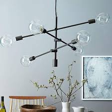 Modern Deckenlampe Pendelleuchte Poliertem Gold Matt Schwarz Zeitgenossische Vorbau Hung Kronleuchter Leuchte Mode Moderne Lampen Lampe Beleuchtung Fur Zuhause