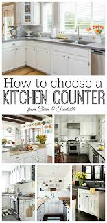 We originally wanted absolute black countertops (honed) for our new. How To Choose A Kitchen Countertop Clean And Scentsible
