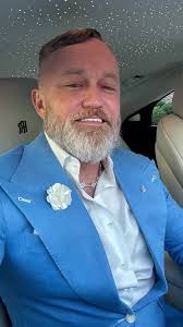 Jeremy Robinson and Turquoise Sweatsuit