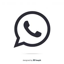 Icone Whatsapp Noir Et Blanc Vecteur Premium Icon Black And White App Icon