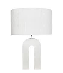 Table lamp 28 cm $ 25 (5. Yuka Lamp White Mrd Home