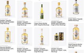Download 25 Best Tequila Bottle Mockup Templates Graphic Design Resources