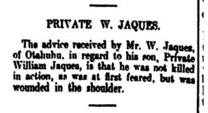 William Thomas Jaques (1895-1916)