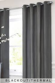 Boasting a bold and modern stripe design, this polyester shower curtain is an easy way to add a touch of color to your bathroom. Grey Curtains Blinds Grey Blackout Lined Curtains Next
