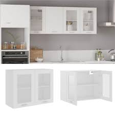 There are a lot of options available online claiming their product is the best. Hanging Glass Cabinet White 80x31x60 Cm Chipboard