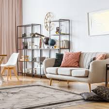 Suchen sie nach schöner goldener teppich. Teppich Wohnzimmer Beige Gold Kurzflor Bordure Meliert Modern Designer Teppich Myshop24