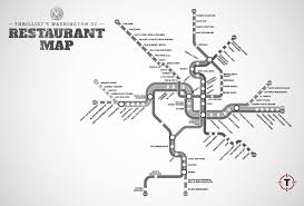 dc metro restaurant map washington
