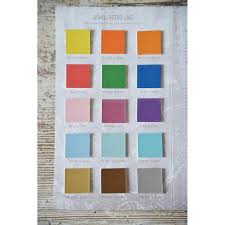 Colour Chart 60 Colours Vintage Paint