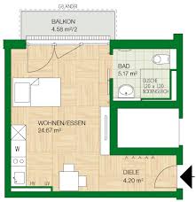 Wenn sie die 1 zimmer wohnung einrichten, können sie dabei natürlich auch die verschiedensten farben verwenden. 1 Zimmer Wohnung Og 3 36m Www Groebmair Immobilien De