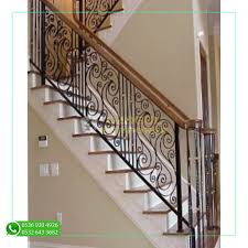 Ferforje Ozel Tasarim Merdiven Korkulugu Wrought Iron Special Design Stairs Railing 2020 Merdivenler Evler Korkuluklar
