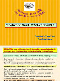 Find an answer to your question ✅ familia lexicala a cuvantului parinte si scoala. in world languages if you're in doubt about the correctness of the answers or there's no answer, then try to use the smart search and find answers to the similar questions. Cuvantul De Baza Sau Derivat