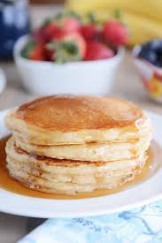Fluffy Buttermilk Overnight Pancakes Recipe Mel S Kitchen Cafe Recipe Buttermilk Pancakes Buttermilk Pancakes Fluffy Cafe Food