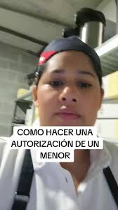 Cómo hacer autorización para un menor en España