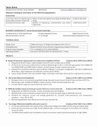 resume format vlsi design engineer