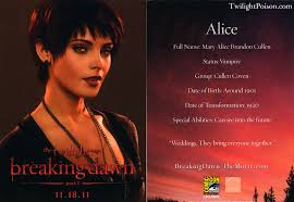 You've read all the books and seen the movie(s)? Quotes About Alice Cullen 28 Quotes