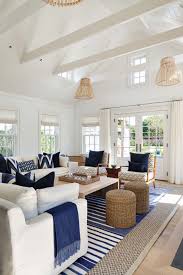 Shingle Style House With Beach Chic Interiors On Nantucket Island Coastal Living Rooms Cottage Living Rooms Coastal Living Room