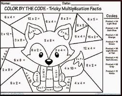 Multiplication Coloring Worksheets Grade 3 In 2020 Math Coloring Worksheets Fun Math Worksheets Addition Coloring Worksheet