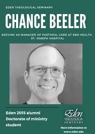 Chance Beeler, Manager of Pastoral Care at SSM Health and D.Min student