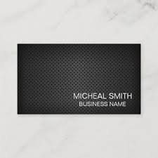 Simple Black Perforated Mesh Business Card Zazzle Com In 2020 Business Cards Simple Colorful Business Card Custom Holiday Card