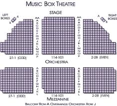 Music Box Theatre Seating Chart