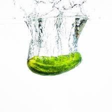 Free Photo Cucumber Falling In Water With Water Splash Against White Background It was peak autumn color weekend to visit falling waters, hidden in the woods. water splash against white background