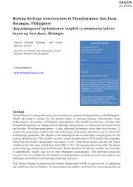 Ito ay itinilaga ni pangulong diosdado macapagal para alalahanin ang paglaya ng bansang pilipinas sa pamamagitan ng magkasanib na. Pdf Raising Heritage Consciousness In Pinagbayanan San Juan Batangas Philippines Ang Pagtaguyod Ng Kaalaman Tungkol Sa Pamanang Lahi Sa Bayan Ng San Juan Batangas